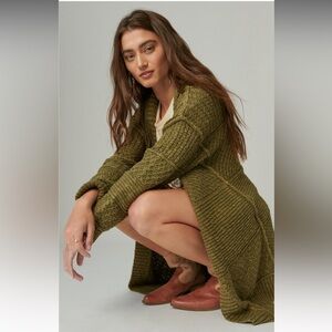 Lucky brand Long Textured Cardigan xl
